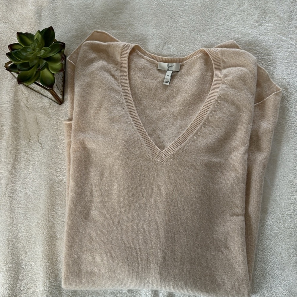 Joie Shatoria Asymmetrical V neck sweaters